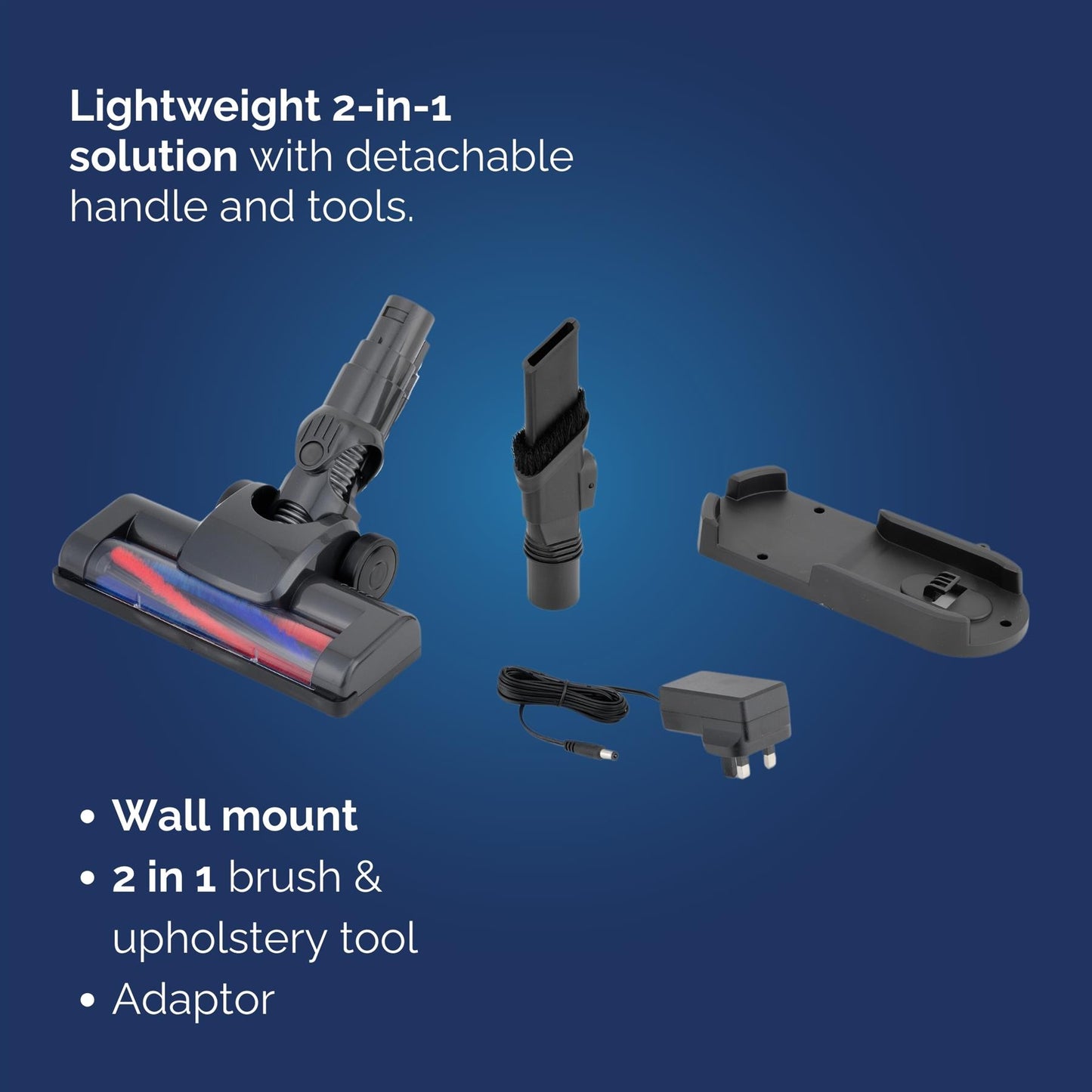 Rediffusion Turbo 2 in 1 Cordless Stick Vacuum Cleaner