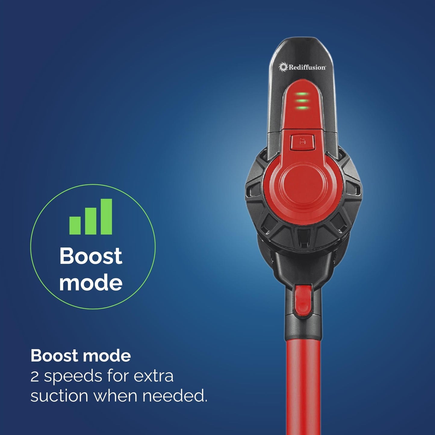 Rediffusion Turbo 2 in 1 Cordless Stick Vacuum Cleaner