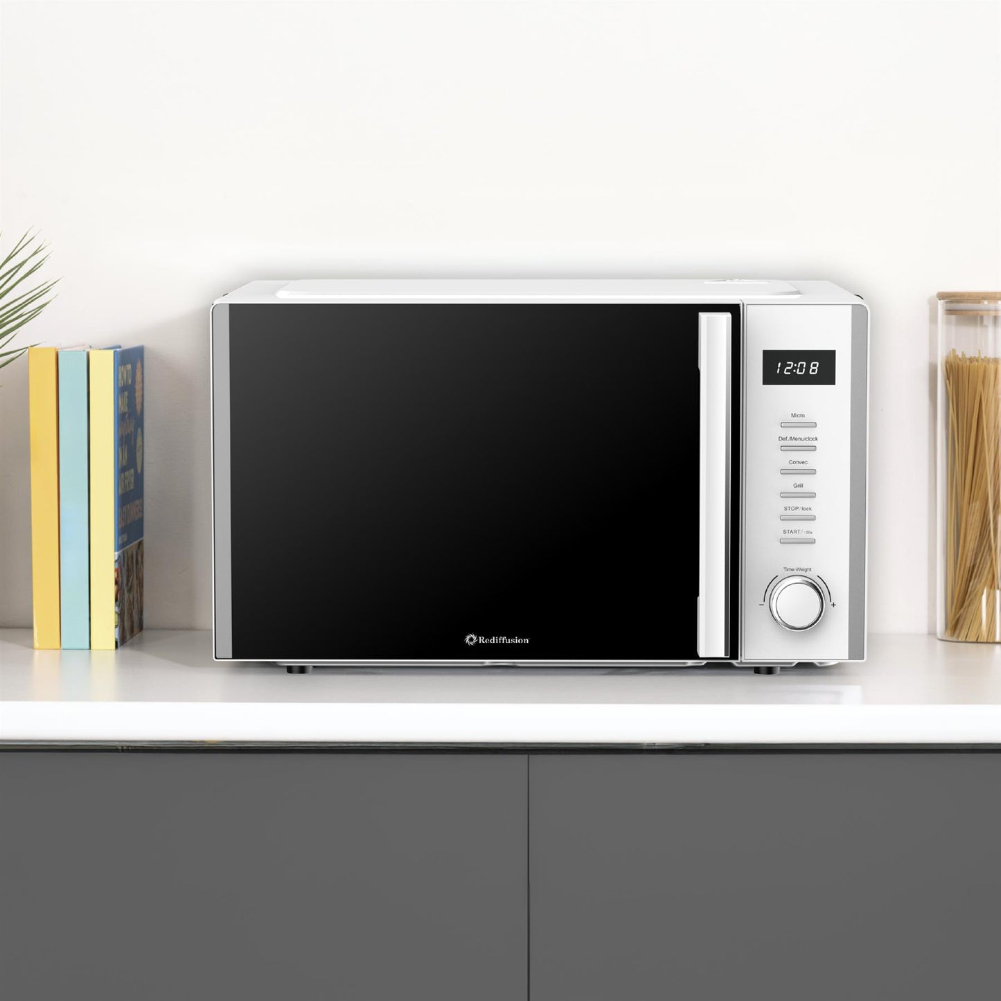 Rediffusion 30L Digital Combination Microwave with Grill & Convection – White