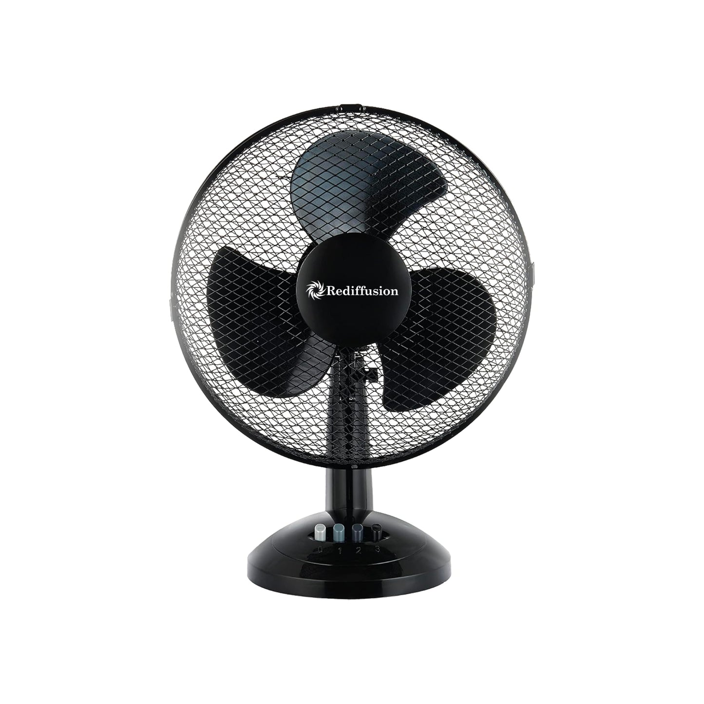 Rediffusion Black Table Fan