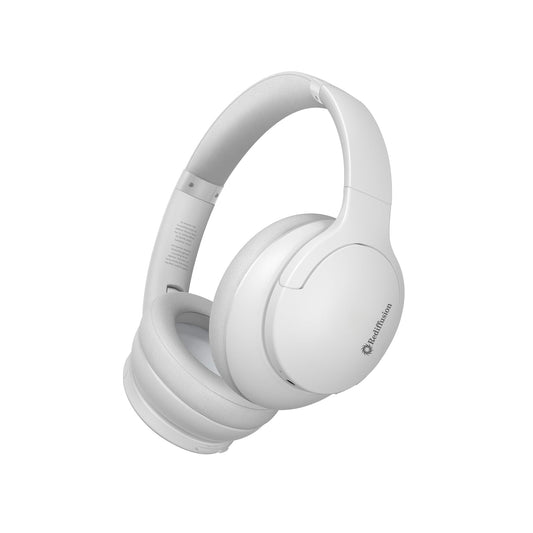 Rediffusion White Bluetooth Headphones