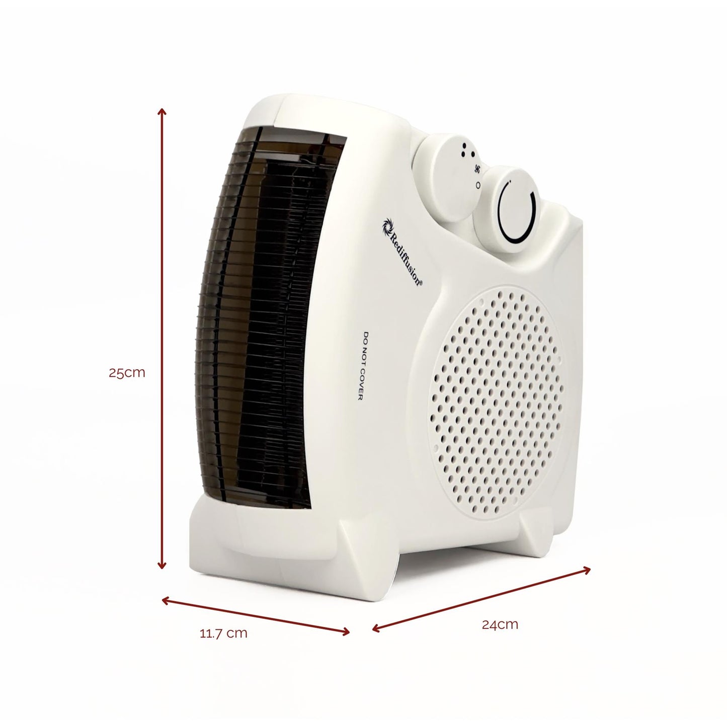 Rediffusion Portable Dual Position Fan Heater