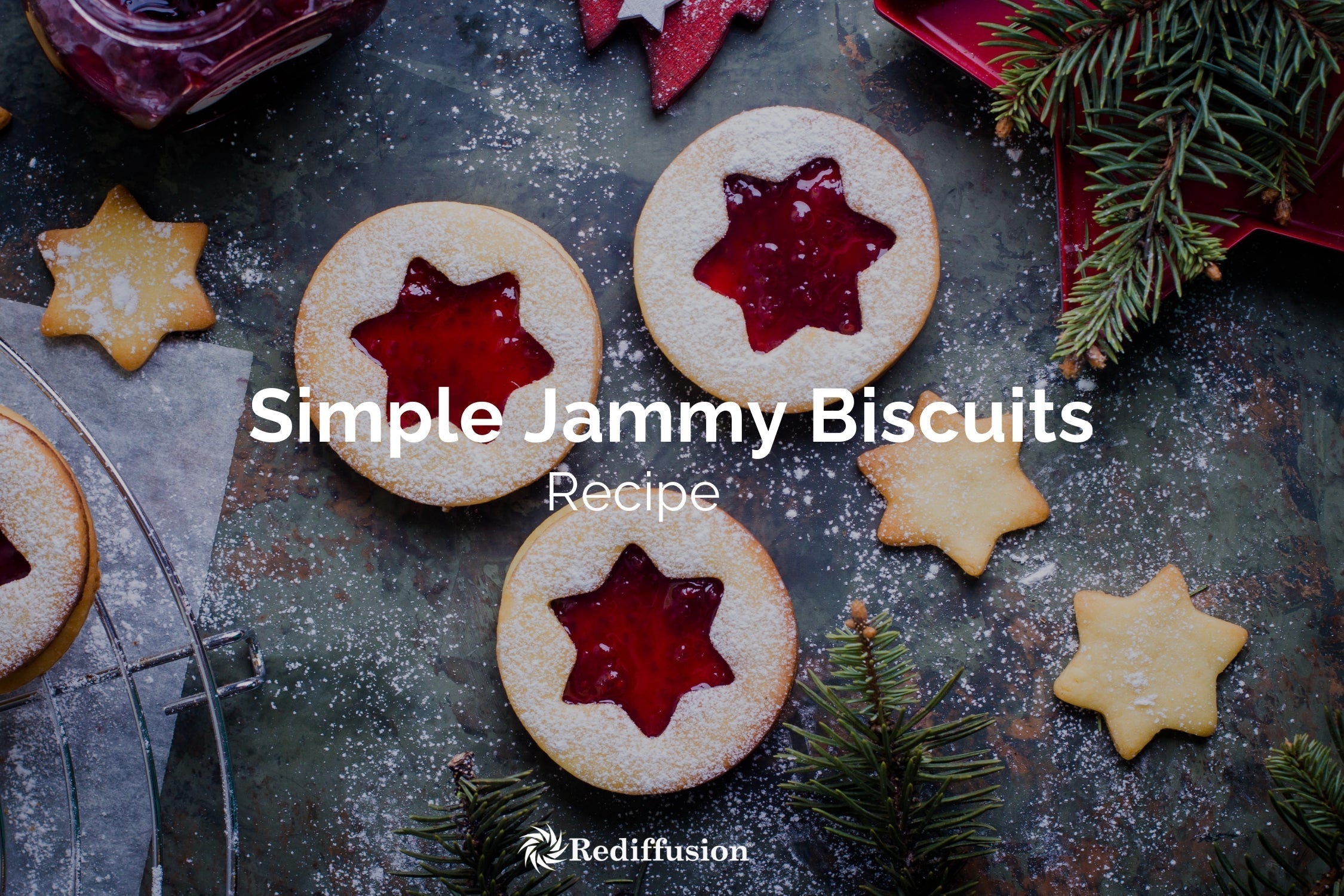 Simple Jammy Biscuits