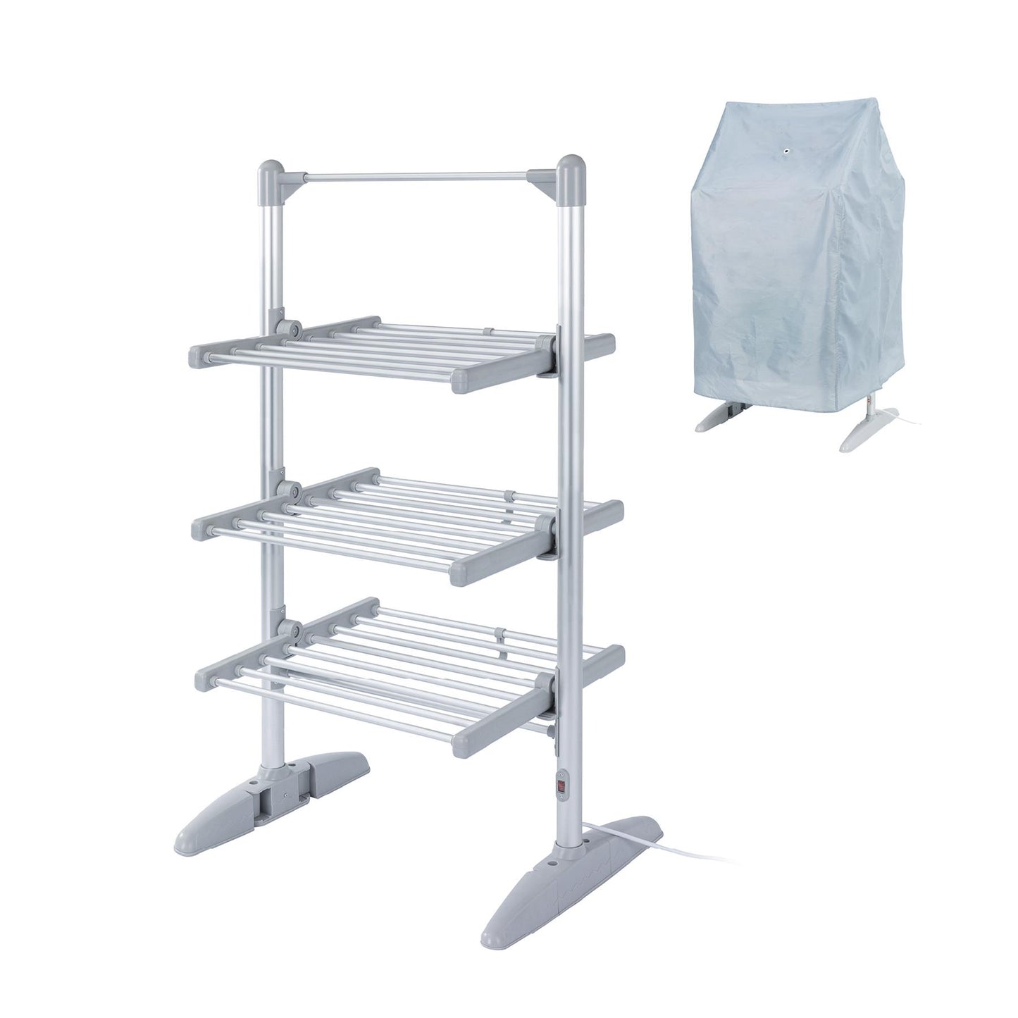 Rediffusion Ultra Compact 3 Tier Heated Airer with Cover