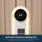 Rediffusion Halo 42" Digital Tower Fan - White