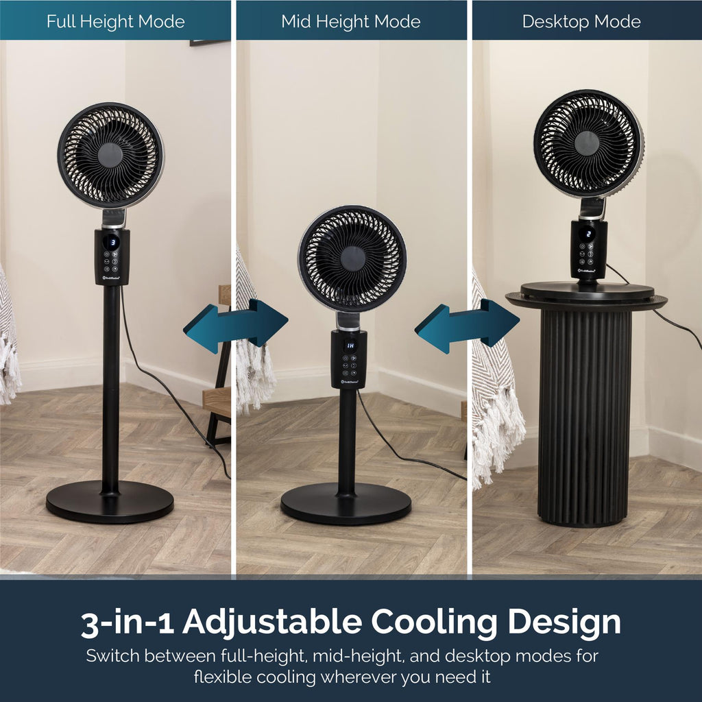 Rediffusion Air360 Adjustable Height Oscillating Fan