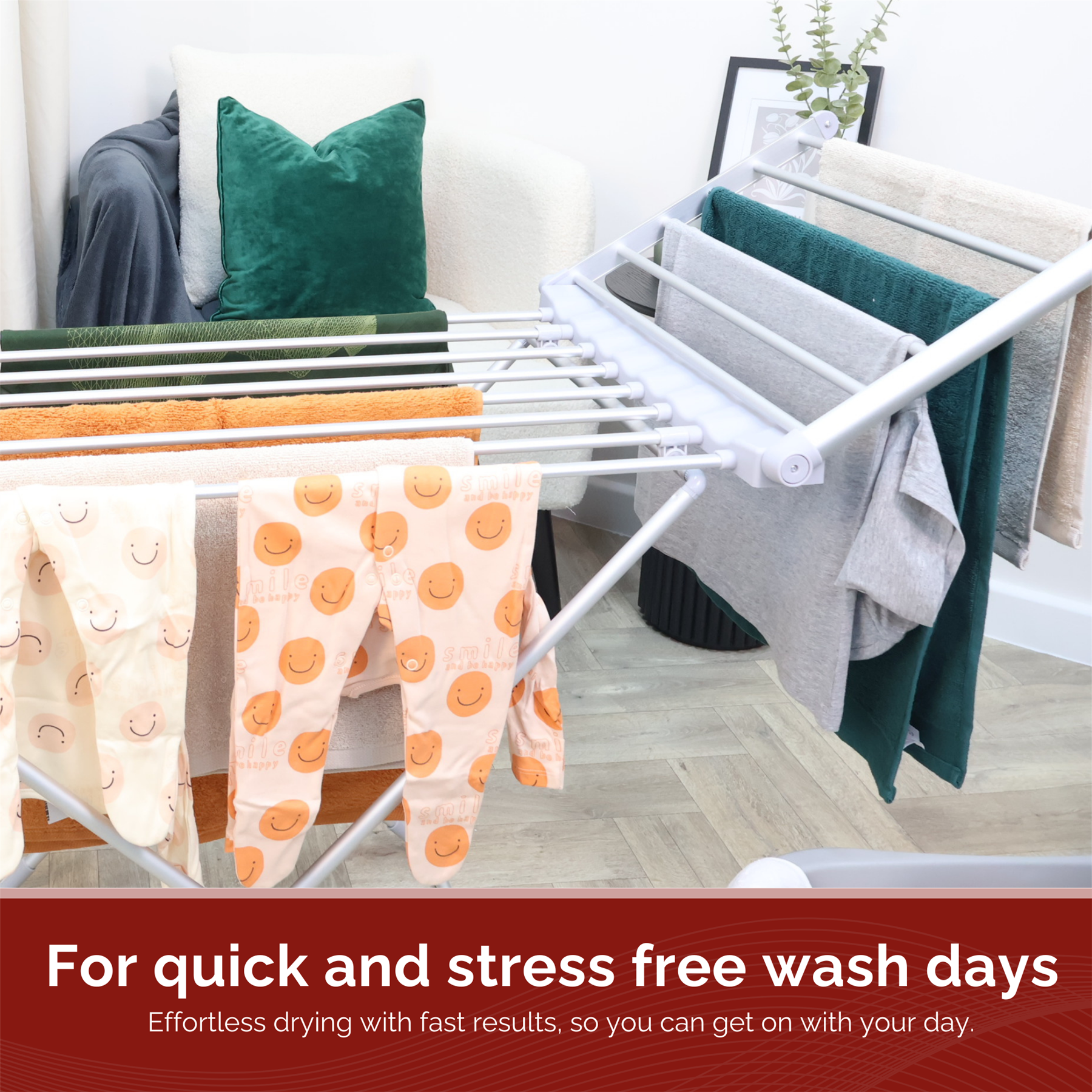 Rediffusion Winged Heated Clothes Airers