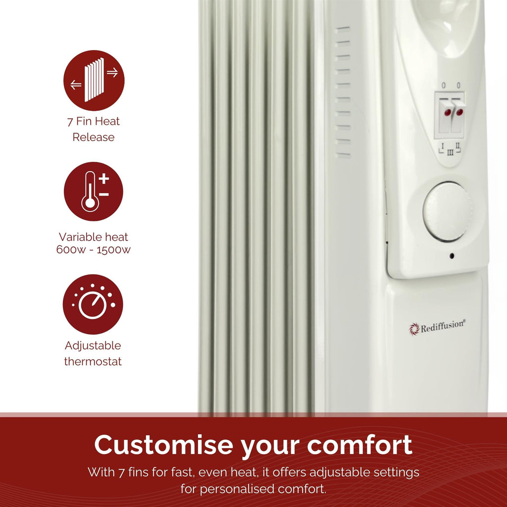 Rediffusion Oil Filled Radiator