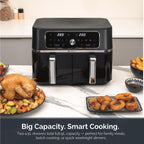 Rediffusion ClearCook 9L Dual Zone Air Fryer with Viewing Window