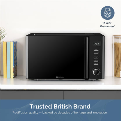 Rediffusion 30L Digital Combination Microwave with Grill & Convection – Black