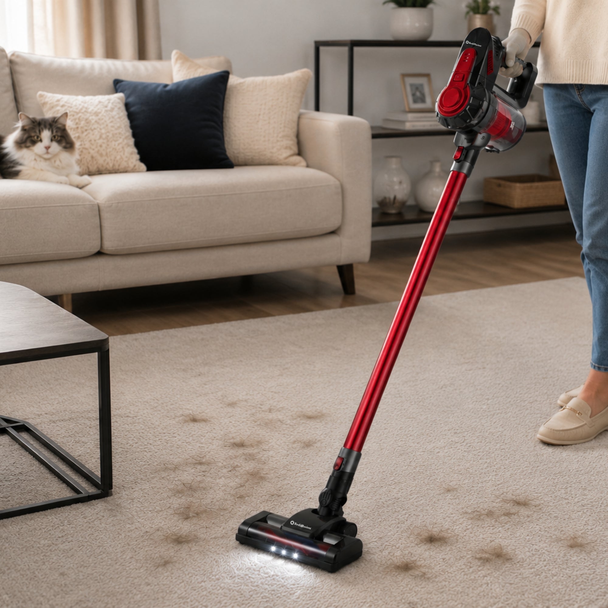 Rediffusion Turbo 2-in-1 Cordless Stick Vacuum Cleaner