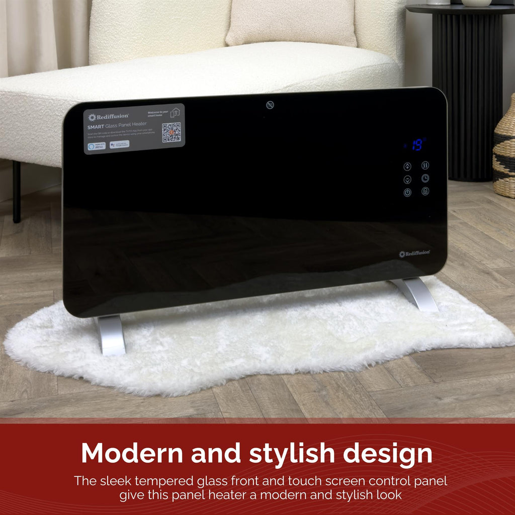 Rediffusion Smart Glass Panel Heater