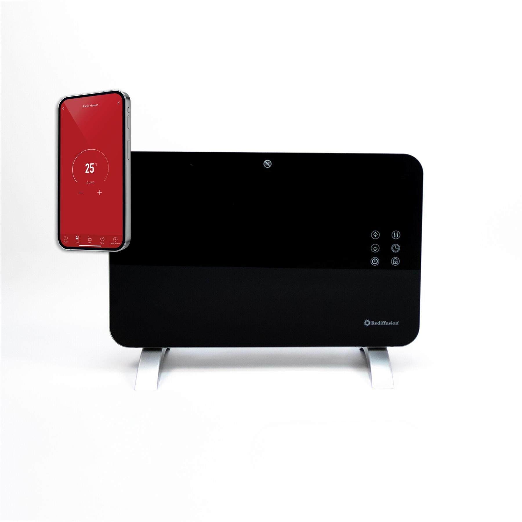 Rediffusion Smart Glass Panel Heater