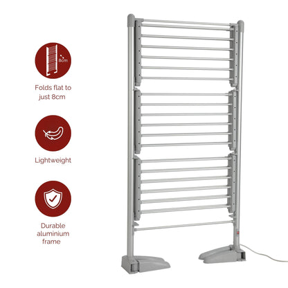 Rediffusion Heated 3 Tier Clothes Airer