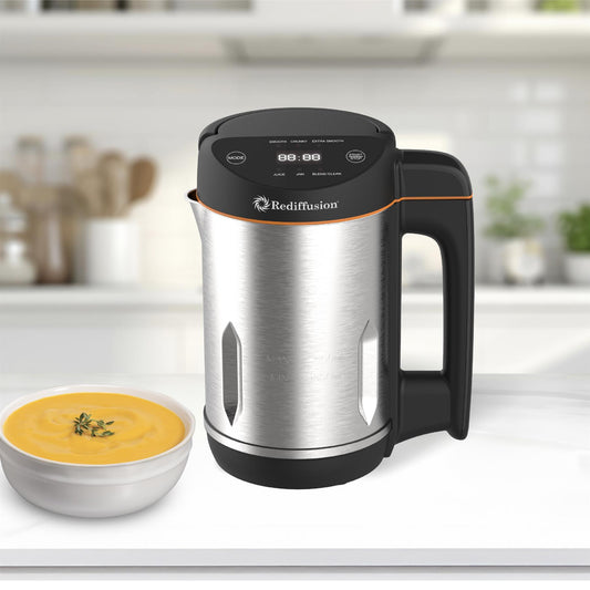Rediffusion SmartSoup Plus 3-in-1 Soup, Smoothie & Jam Maker - Black