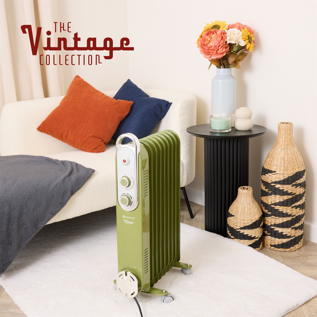 Rediffusion Vintage 9 Fin Oil Filled Radiator