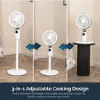Rediffusion Air360 Adjustable Height Oscillating Fan