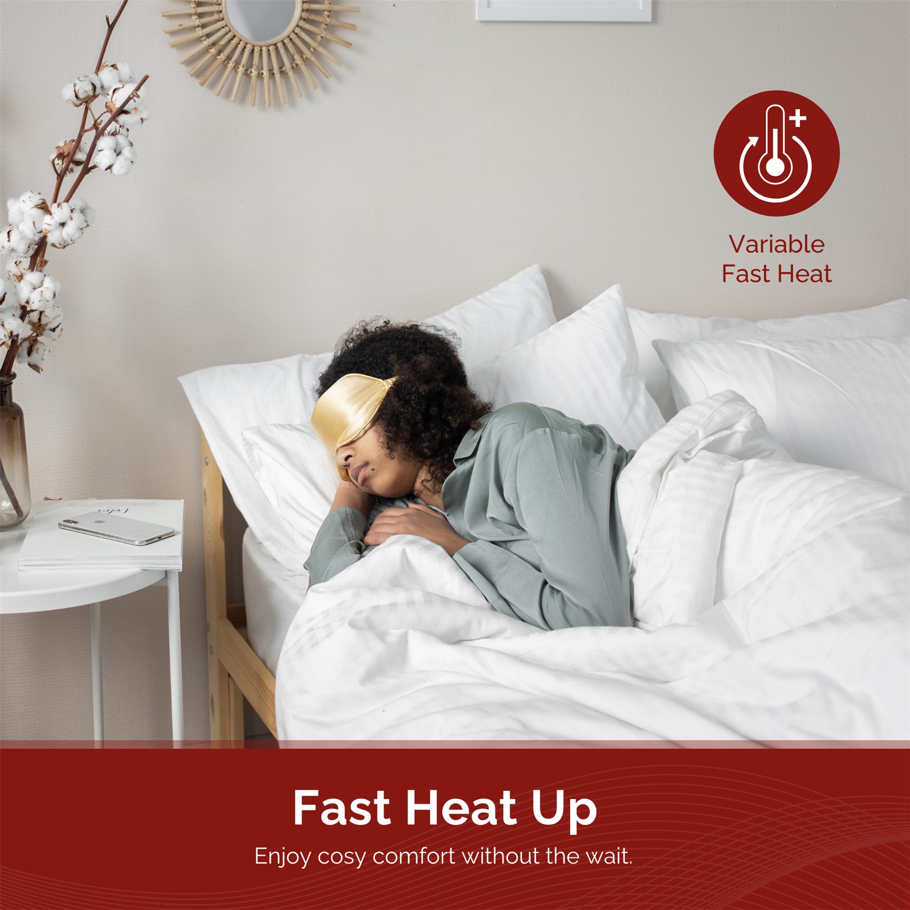 Rediffusion CosyDreams Single Fitted Heated Underblanket