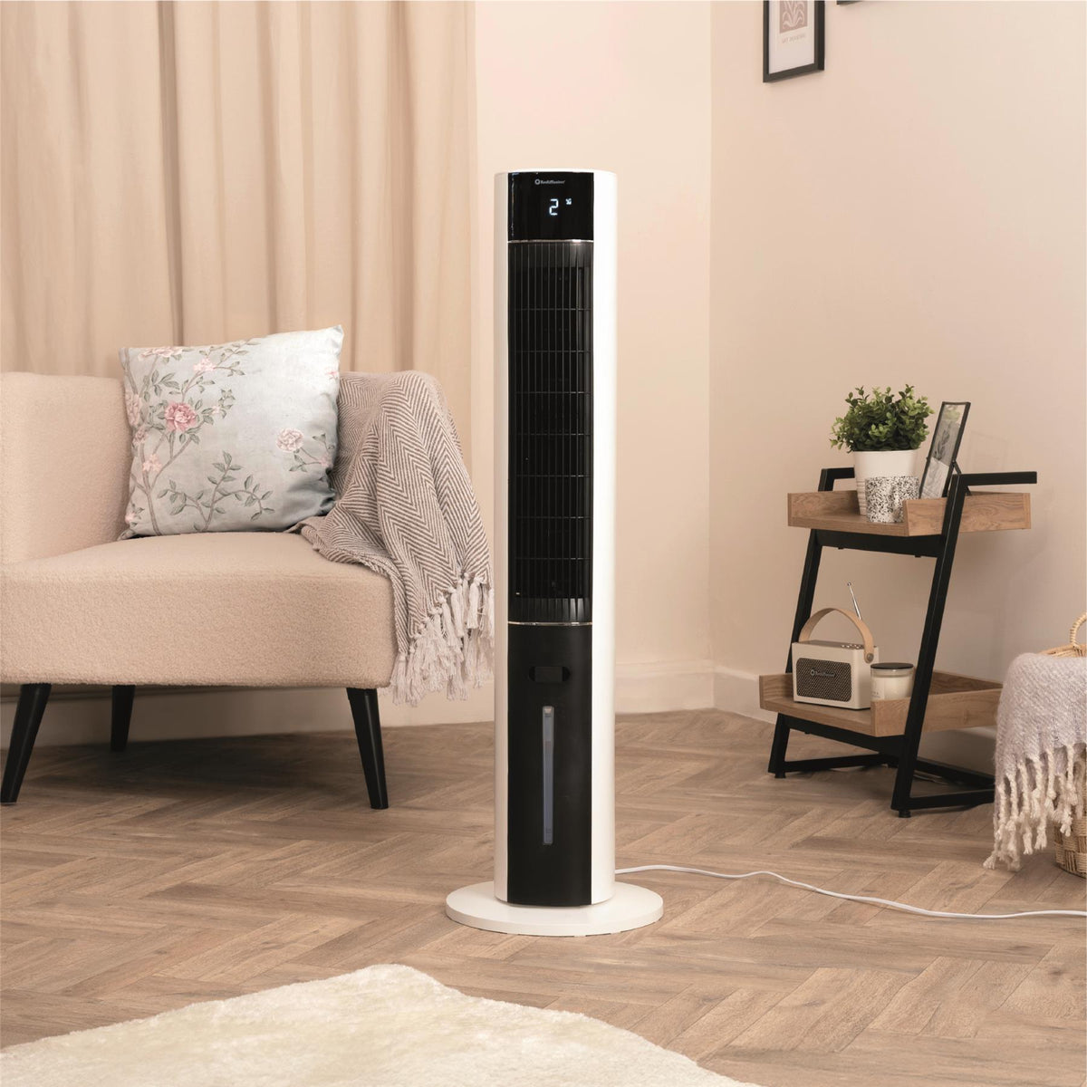 Rediffusion ArcticBreeze Digital 38" Tower Air Cooler - White