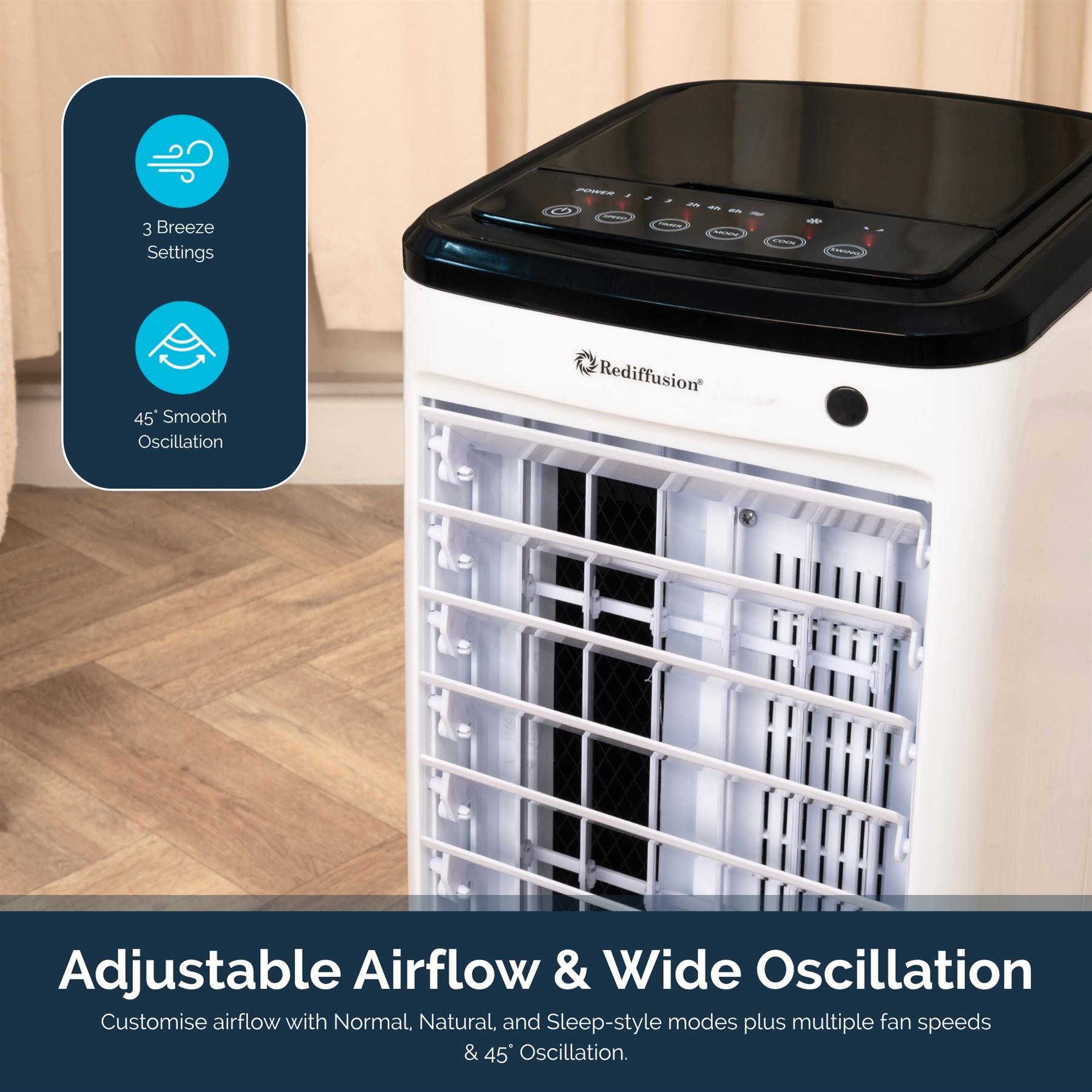 Rediffusion 4L Portable Evaporative Air Cooler
