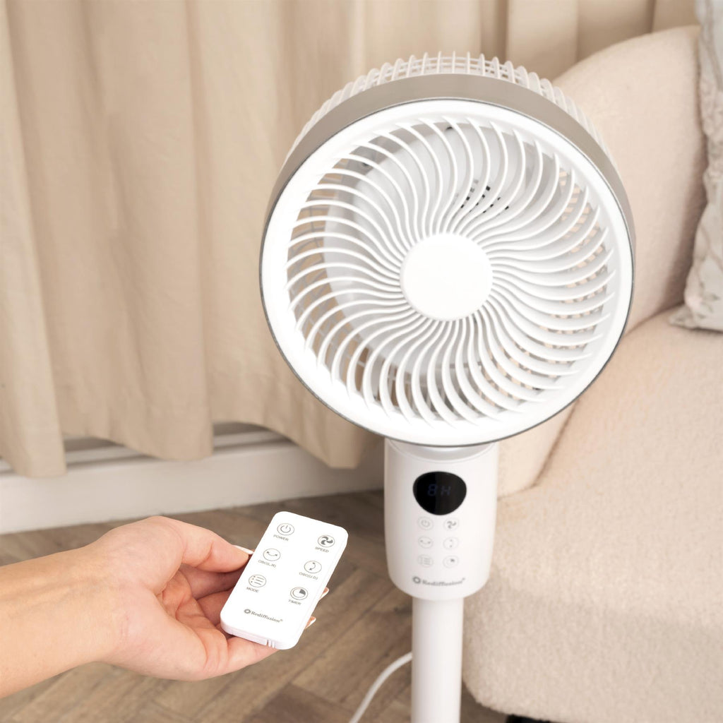Rediffusion Air360 Adjustable Height Oscillating Fan