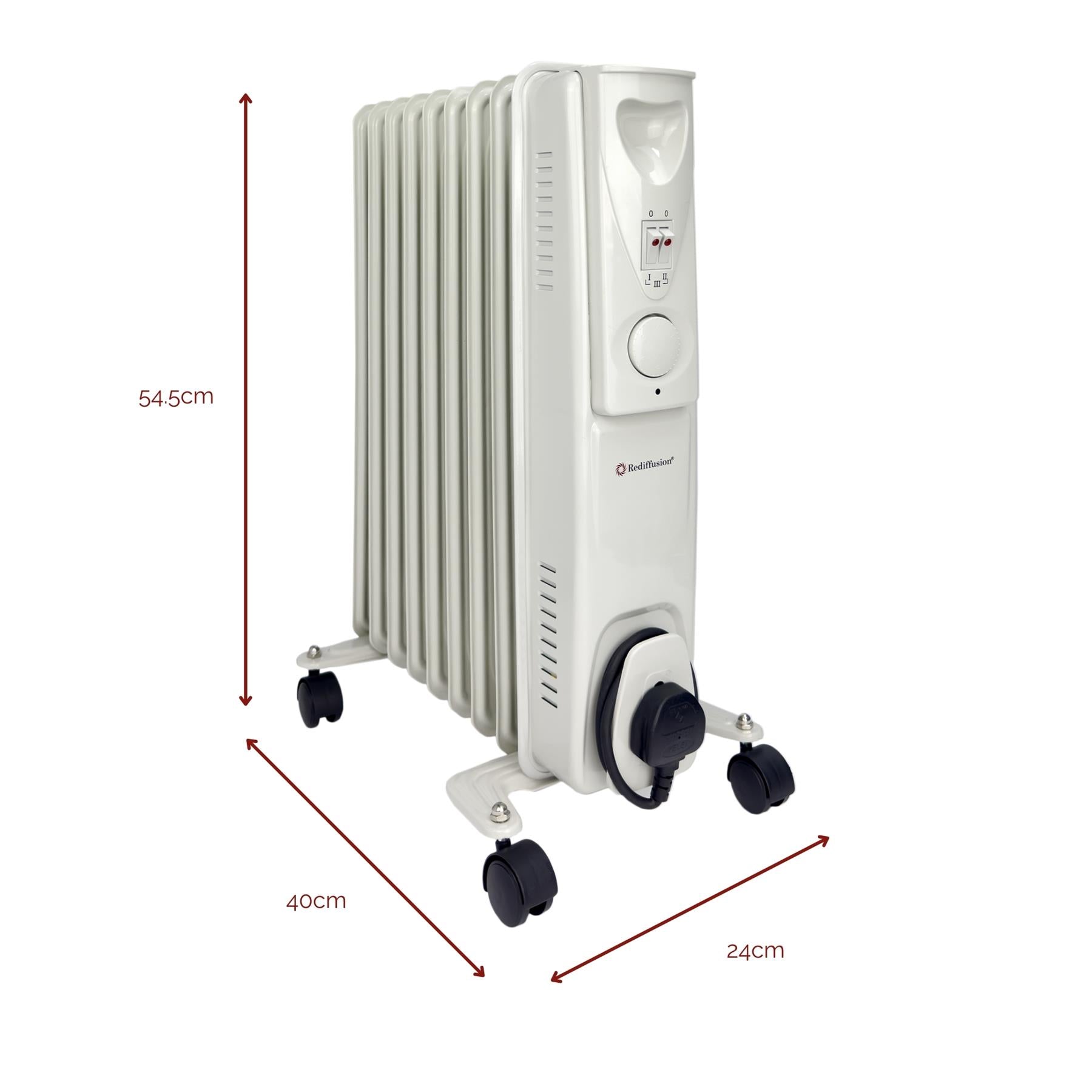 Rediffusion 2000W Oil Filled Radiator