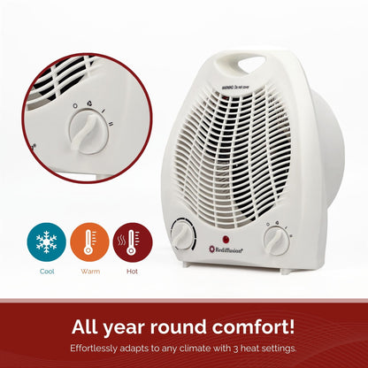 Rediffusion 2000W Portable Fan Heater