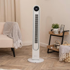 Rediffusion Halo 42" Digital Tower Fan - White