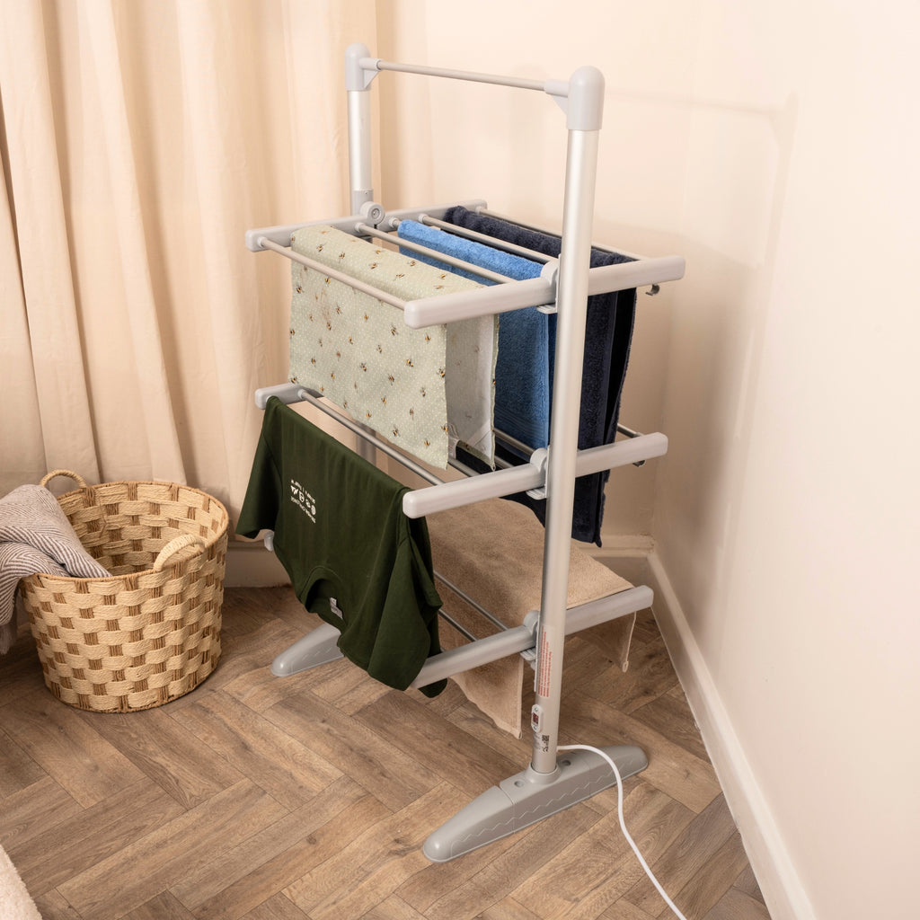 Rediffusion Ultra Compact 3 Tier Heated Airer with Cover