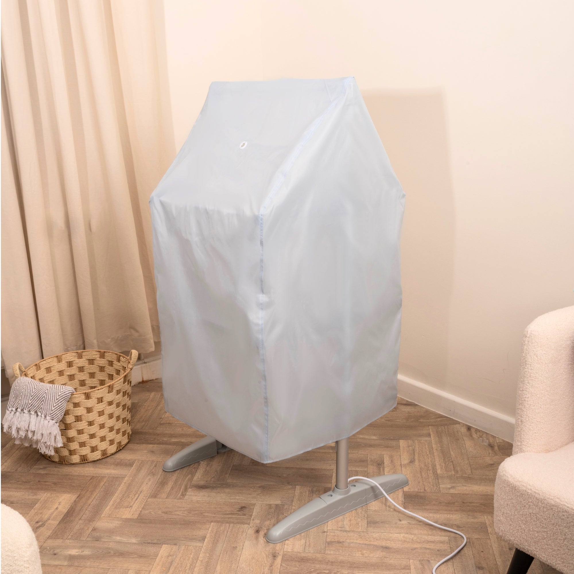 Rediffusion 3 Tier Compact Heated Clothes Airer with Cover