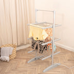 Rediffusion 3 Tier Compact Heated Clothes Airer with Cover