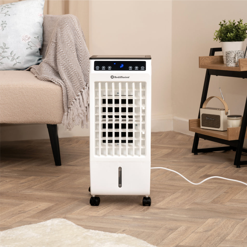 Rediffusion 4-in-1 Digital 6L Evaporative Air Cooler - White