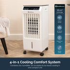 Rediffusion 4-in-1 Digital 6L Evaporative Air Cooler - White