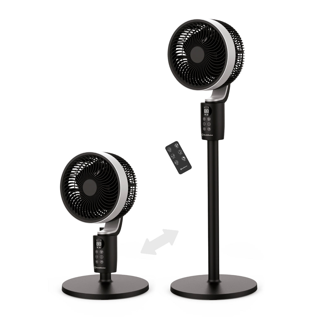 Rediffusion Air360 Oscillating Fan - Black