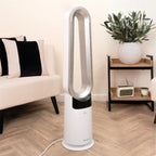 Rediffusion ZenAir Bladeless 3 in 1 Air Purifier, Fan & Heater - White