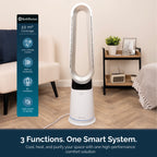 Rediffusion ZenAir Bladeless 3 in 1 Air Purifier, Fan & Heater - White