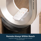 Rediffusion ZenAir Bladeless 3 in 1 Air Purifier, Fan & Heater - White