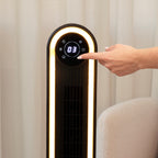 Rediffusion Halo 42" Digital Tower Fan - Black