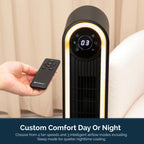 Rediffusion Halo 42" Digital Tower Fan - Black