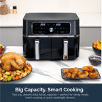 Rediffusion ClearCook 9L Dual Zone Air Fryer with Viewing Window