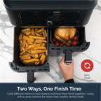 Rediffusion ClearCook 9L Dual Zone Air Fryer with Viewing Window