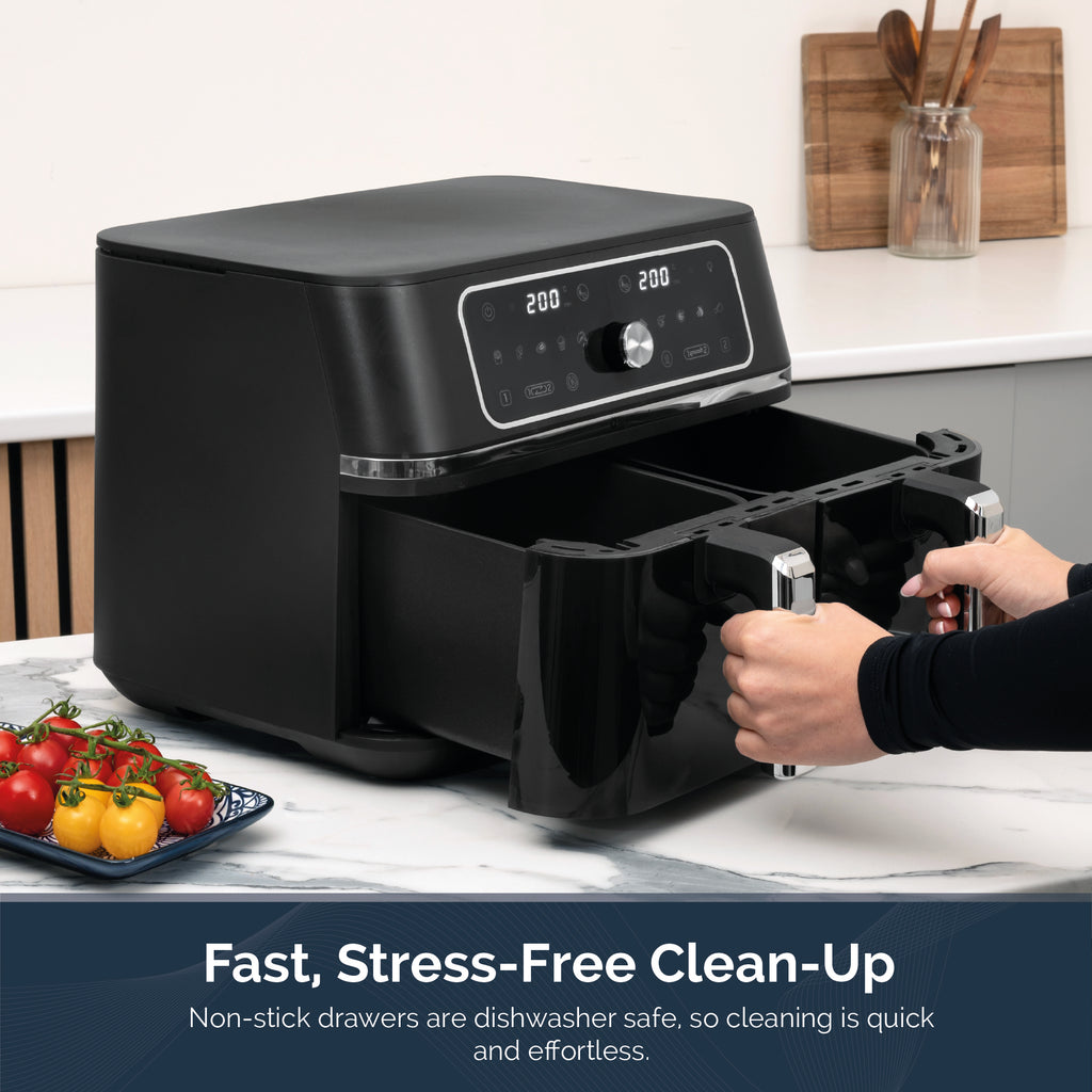 Rediffusion ClearCook 9L Dual Zone Air Fryer with Viewing Window