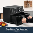 Rediffusion ClearCook 9L Dual Zone Air Fryer with Viewing Window