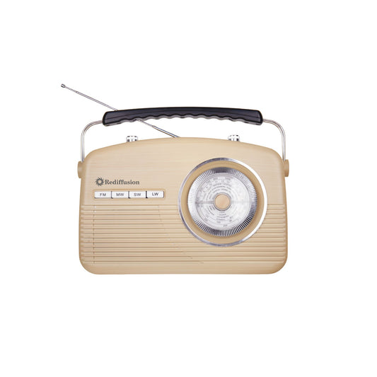 Rediffusion Retro Radio - Cream
