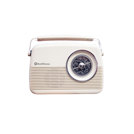 Rediffusion Retro Radio - White