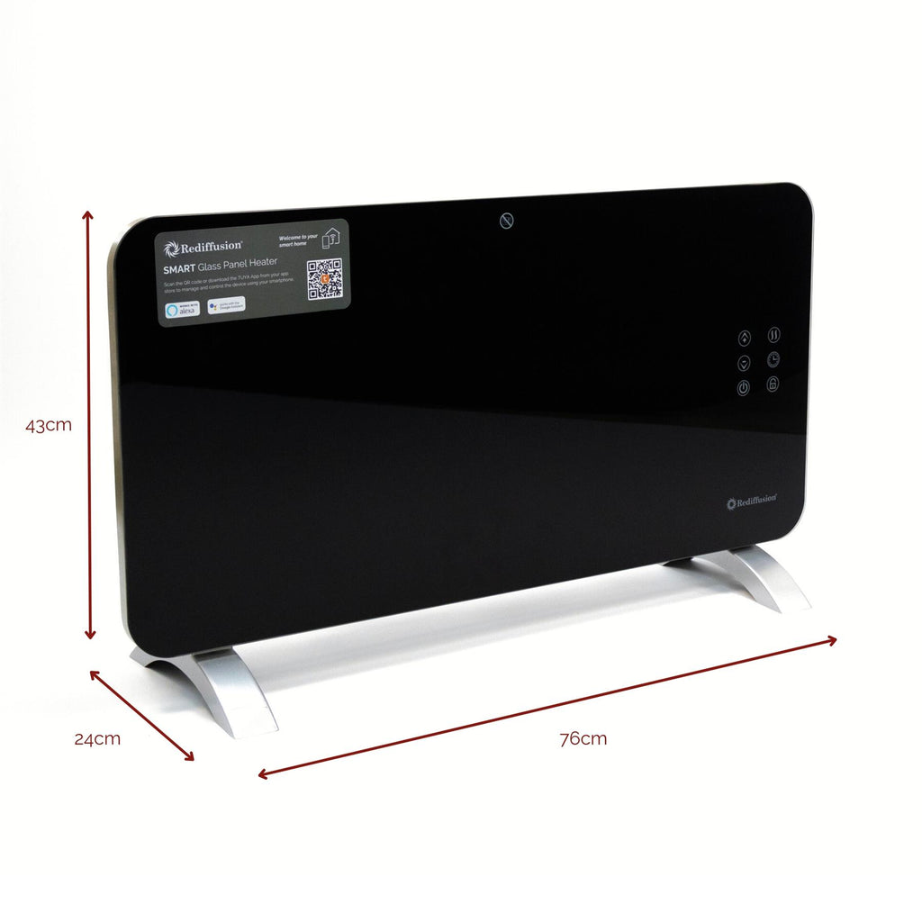 Rediffusion Smart Glass Panel Heater