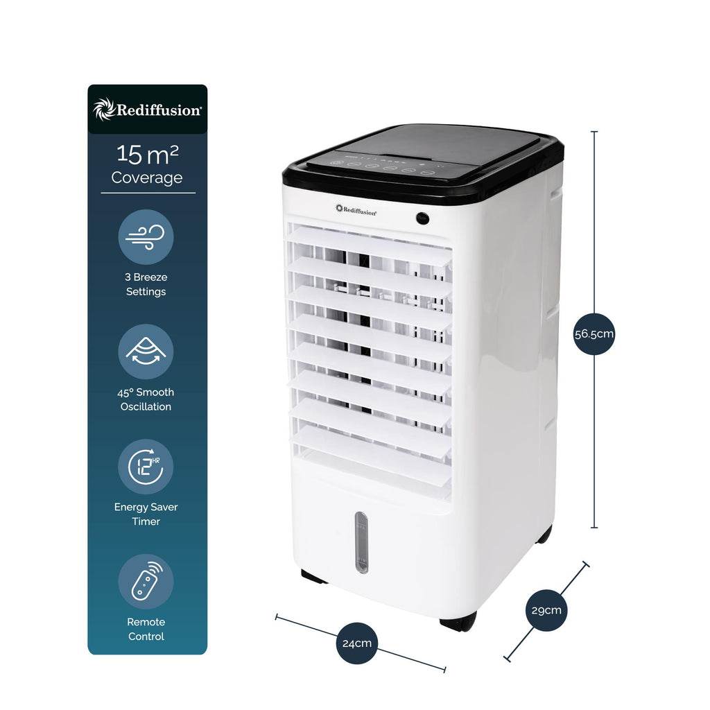 Rediffusion 4L Portable Evaporative Air Cooler
