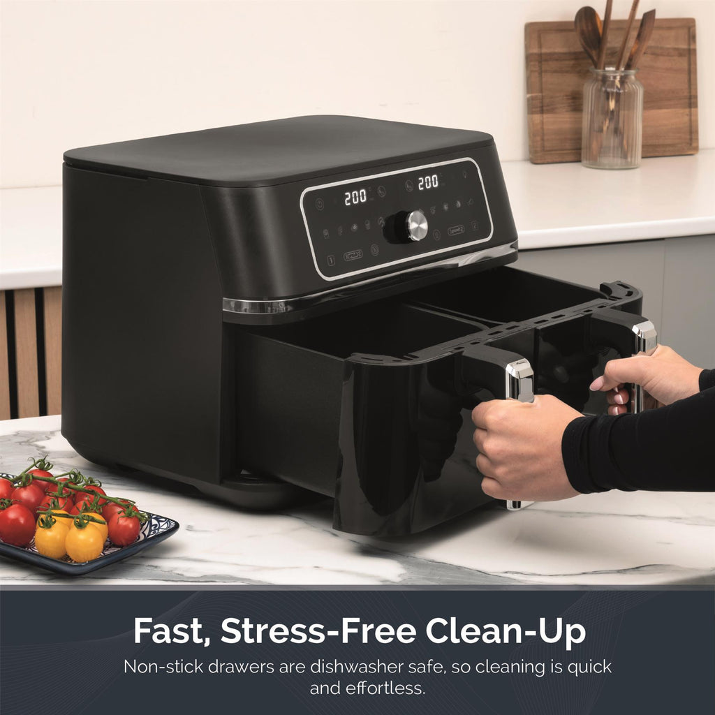 Rediffusion ClearCook 9L Dual Zone Air Fryer with Viewing Window