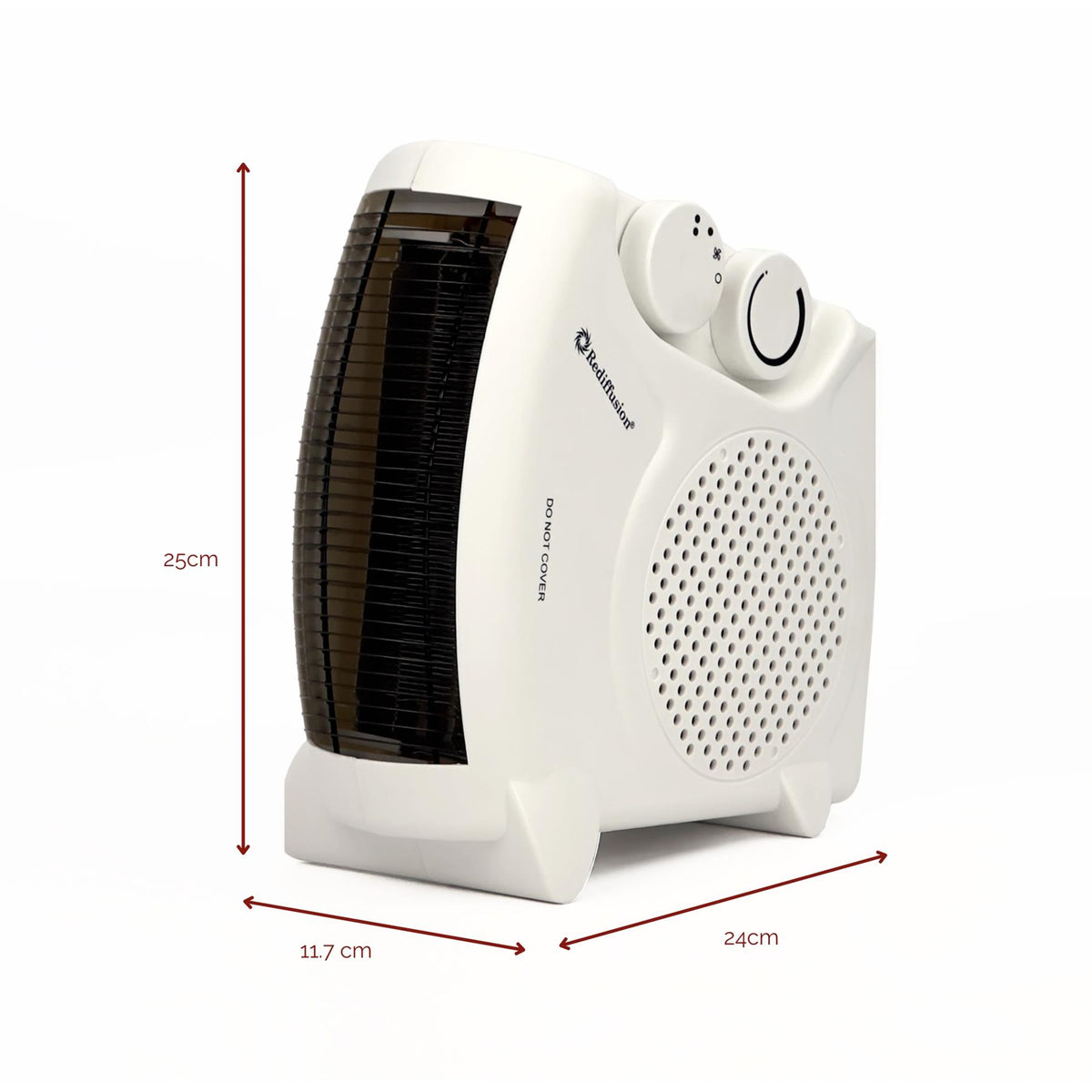 Rediffusion Portable Dual Position Fan Heater