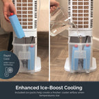 Rediffusion TurboChill 3-in-1 Digital Tower Air Cooler - White